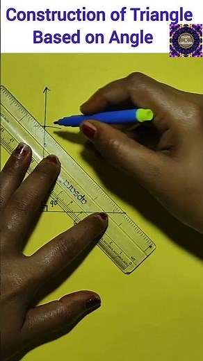 Construction of Triangle Based on angles Right angle Mathematics short tricks Geometry