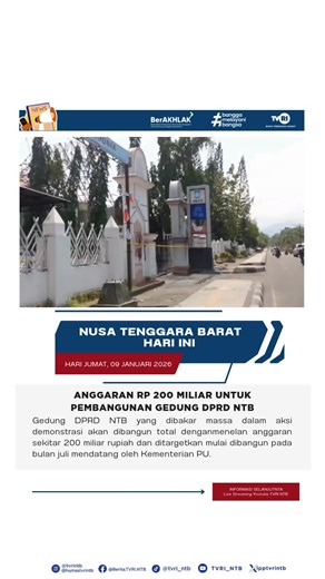 200 Miliar untuk Pembangunan Gedung DPRD NTB