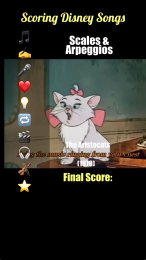 Comment if you love Marie! #aristocats #scalesandarpeggios #disneysongs #marie #aristocatsmarie