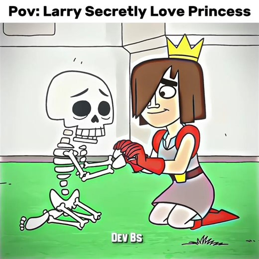 Larry Secretly Love Princess😍💕 #clashroyale #shorts
