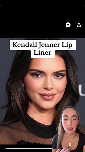 Kendall jenner lip tutorial❤️ using the Sephora collection lip liner in shade: 01 the nudest @Sephora Collection #sephoralipliner #liplinerhack #kendalljennermakeup