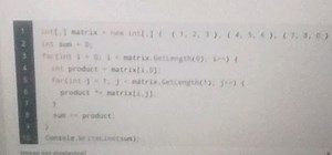 45 (ifl(,) matrix = gen int (,1((1,2,3),(4,5,6),(7,8,9)20 ant ... | Filo