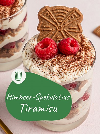Traditionelles Spekulatius Himbeere Tiramisu Rezept