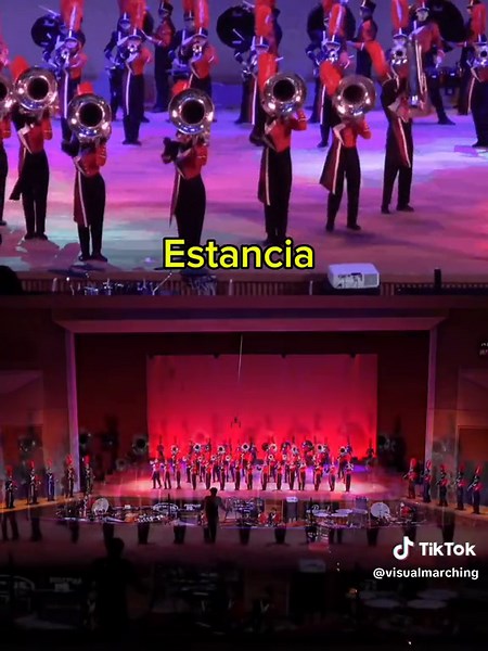 Shijonawate Gakuen Marching Band Performs Estancia