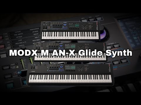 Yamaha MODX M | AN-X Glide Synth Tutorial