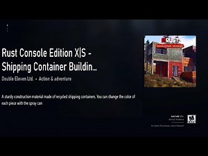 ℝ𝕌𝕊𝕋 ℂ𝕆ℕ𝕊𝕆𝕃𝔼- Shipping Container Skin and Wallpaper DLC Released!