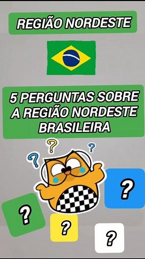 Conhece a região NORDESTE?? #professor #quiz #recursospedagógicos #perguntas e respostas