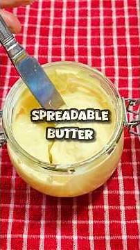 Spreadable butter #recipe #Spreadable #butter #healthy #oliveoil