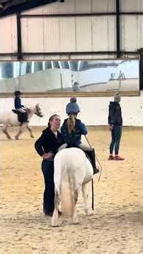 Jumping lesson with Ivy and Mollie #equestrianjourney #ponyclub #riding #shetlandpony #horsegirl