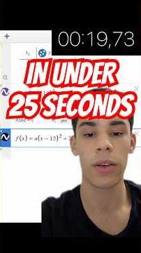 “A quadratic function models the height …” Hard SAT Math question #satmath #satexam #satprep #desmos