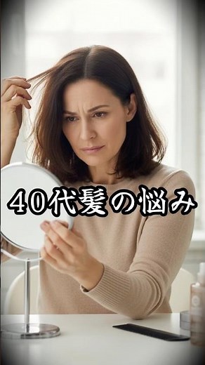 【40代の老け見え回避】元美容師が教える！分け目ふんわり術✨#アラフォー主婦 #主婦40代 #ヘアケア#ボリュームアップ