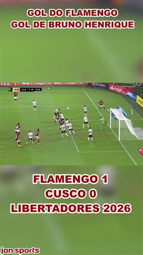 1ST FLAMENGO GOAL | 1ST BRUNO HENRIQUE GOAL | Flamengo vs Cusco | 2026 Libertadores #Flamengo