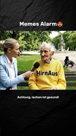 Memes Alarm! 😂 Das Geheimnis für ein langes Leben! #comedy