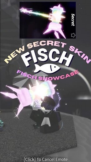 How to get the new SECRET ROD SKIN IN FISCH 💜 #roblox #fisch #robloxfisch #robloxshorts