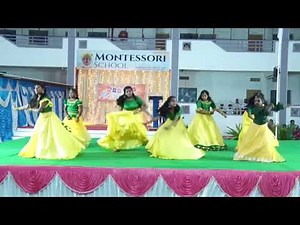 Group Dance by Grade 4 & 5 Class Girls | Annual Day Dance 2021-22 | Montessori School Guntakal