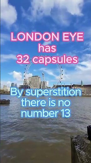 🇬🇧 Interesting Facts about London Eye!