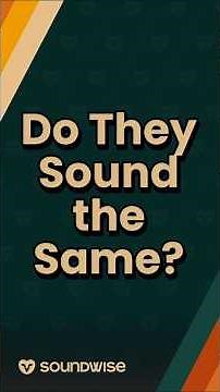 Do These Logos Sound The Same?