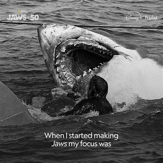 The story of Jaws thrilled Steven Spielberg long before the cameras rolled—inspiring him to make a film that would change cinema forever. Jaws @ 50: The Definitive Inside Story is now streaming on Disney and Hulu. | National Geographic TV