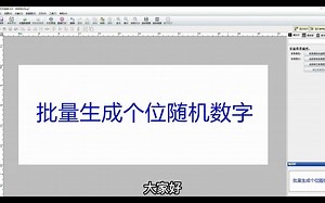 批量生成个位随机数字