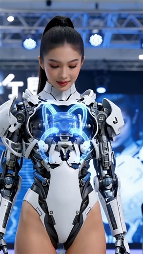 人工智能发布会Future Love Man Shows Robot GF at Expo 2025 🤔新款机器人发布会、女友参展#RobotGirlfriend #futurelove