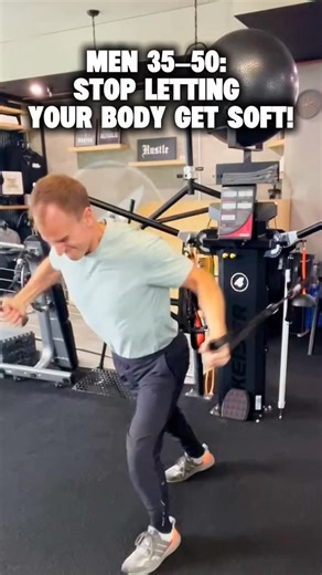 Men 35–50 ➡️ here’s the truth: You don’t lose muscle because you’re “getting older.” You lose muscle because you stopped training like the athlete you used to be. Sarcopenia starts creeping in after 35 and accelerates after 50, but you can reverse it with structured strength training. Here’s how former athletes get their edge back: • Lift moderate to heavy weights • Follow a real program • Train 2–3x per week • Progress every single week Your body adapts to the environment you give it. Make life
