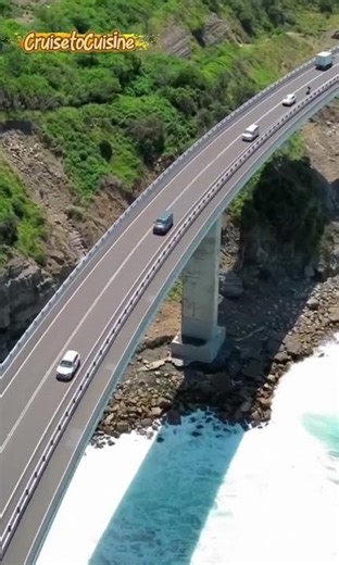 “Sea Cliff Bridge From the Sky 🌊🚁 | Epic Drone View” #travel #australia #adventure