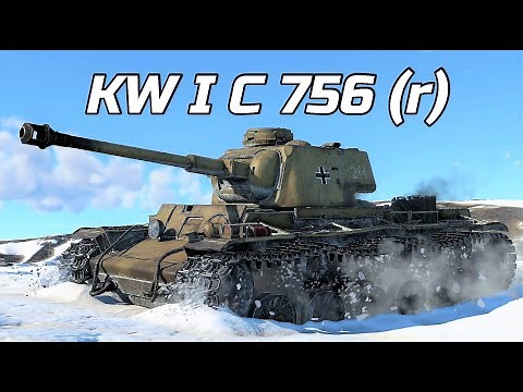 KW I C 756 (r) German Heavy Tank Gameplay [1440p 60FPS] War Thunder No Commentary
