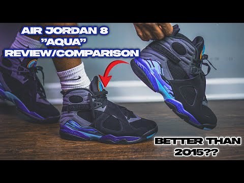 THE AQUA 8s ARE BACK!! | Air Jordan 8 "Aqua" 2025 review and on feet look