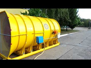 Line Start Permanent Magnet Synchronous Motor (160kW, 750rpm) driving an axial fan