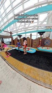 76K views · 1.6K reactions | Worlds longest indoor water rocket slide #americandream #waterpark | Marry ann | Facebook