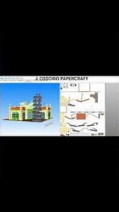 Luigi’s Casa Della Tires Papercraft