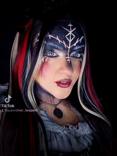 Viking Face Painting Makeup Tutorial