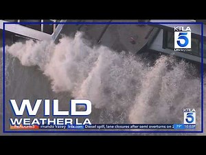 Homes evacuated due to flooding and extreme surf in Long Beach