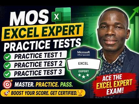 MOS Excel Expert Practice Test | Pass the Microsoft Excel Expert Exam on Your First Try! 💯