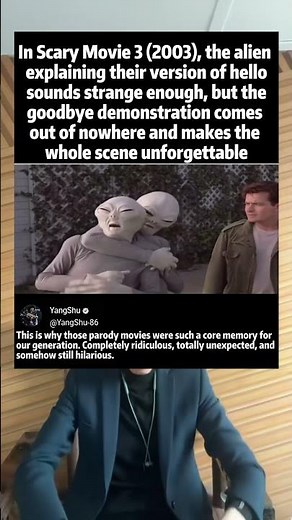 In Scary Movie 3 (2003), The Alien Hello and Goodbye Scene Is Unforgettable 😂