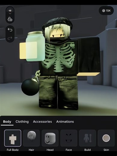 Quickly Created Avatar in Roblox