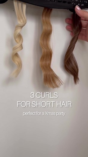 Christmas Party Hair: 3 Short Hairstyle Ideas