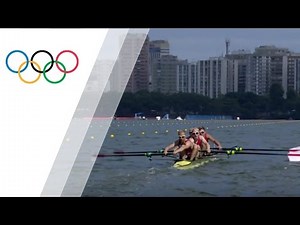 Switzerland's rowing team wins gold in Men's Rowing Lightweight Four
