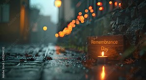 Remembrance Day, Eternal flame suggests eternal gratitude and remembrance