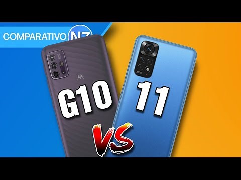 MOTO G10 VS NOTE 11| Comparativo