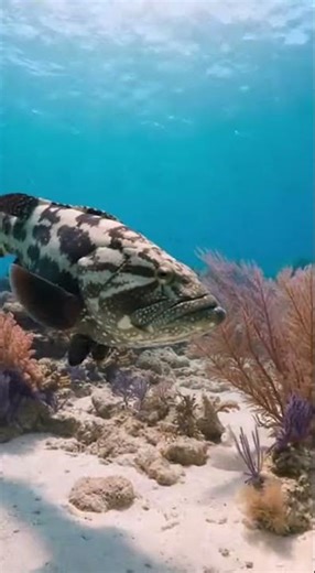 Octopus vs. Grouper: The Great Escape 🐙 #shorts