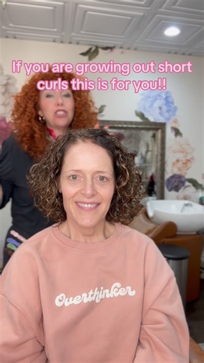4.9K views · 246 reactions | Growing out your short curls can be complicated and sometimes you hope your hairstylist can “fix” your frustrations. But sometimes the only answer is you have to go through it. The grow out is worth it. Tune in for our conversation around growing out those shoulder length curls. #vossthecurlboss #curlygrowout #curlyconsultation | Voss the Curl Boss | Facebook