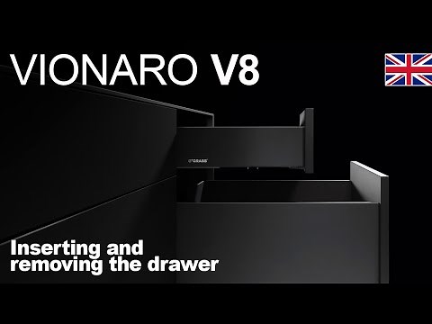 GRASS Vionaro V8 drawer insertion and removal (EN)