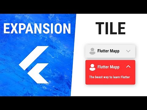 Flutter ExpansionTile Widget