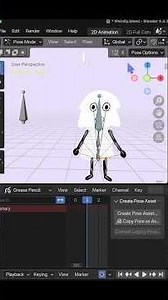 A basic rig | Trying to make my own animated show Pt 2 #characterrig #blender #indieanimation