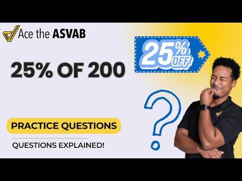 ASVAB Arithmetic Reasoning — Percent Word Problems: Discounts & Totals
