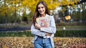 College Ruled Notebook, Hardcover Spiral Notebook 8.5" x 11", Lined Journal Notebook for Women Girls, A4 Large Notebooks for Writing, Pretty Journal Flower Notebook for Work, Diary, 24 Tabs, Leaf