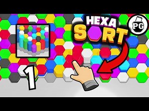Best Satisfying ASMR Game ? 🛑 Hexa Sort - Gameplay Walkthrough [ Longplay ] |Part 1|