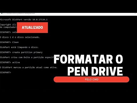 COMO FORMATAR PENDRIVE POR COMPLETO PELO CMD (2021)