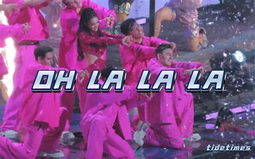 【蔡依林】湖南卫视跨年《OH LA LA LA》全开麦唱跳舞台2023.12.31海口